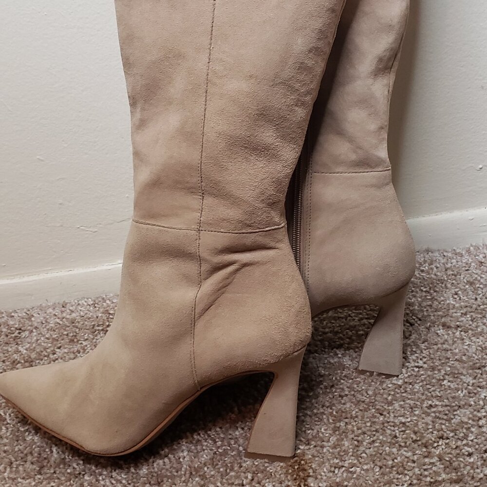 Suede Mid Calf Vince Camuto Boot - Wide Calf